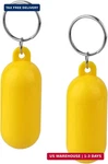 Nqeuepn 2PCS Boat Floating Keychains, 2.56X0.98IN Yellow Buoy Pendant,. Fixed Price $12.23.