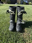 Alpinestars Motocross Boots Black Adult Used Dirt Bike Riding. Fixed Price $100.00.