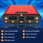 Niffpd 900000MAH Portable Power Bank Dual Usb Battery Charger For Mobile Phone. Fixed Price $14.15.
