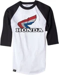 Factory Effex Honda Vintage Baseball T-shirt M-2X. Fixed Price $36.95.