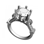 Pcs Ladie's Ring Patterns For Lost Casting Jewelry/wax Model 212720. Fixed Price $10.00.