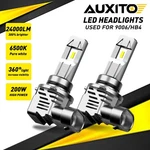 Auxito 9006 HB4 Led Headlight Kit 6500K Driving Lamp 24000LM High Power Bulbs F3. Fixed Price $32.99.
