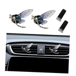 Augeny 2PCS Bling Air Vent Clips, Cute Crystal Car Dragonfly Blue. Fixed Price $10.05.