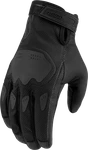 Icon Hooligan Ce Gloves Black Medium 3301-4355. Fixed Price $30.00.