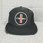 Camaro Hat Cap Snap Back One Size Black Mesh Trucker Patch Mens Chevy Car. Fixed Price $29.99.