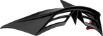 Icon 01331410 Domain Helmet Ott Rear Spoiler Rubatone Black Replacement Part. Fixed Price $25.00.