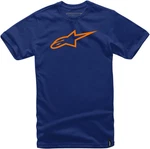 Alpinestars Ageless Mens Short Sleeve T-shirt Navy Blue/orange Md. Fixed Price $10.05.