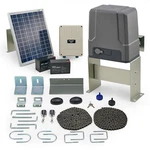 Co-z 20W Solar Sliding Gate Opener Kit Electric For 1800LB Home. Fixed Price $399.99.