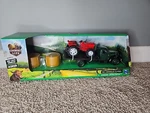New Ray 1/32 1941 Chevrolet Flatbed Truck With Tractor And Bales. Fixed Price $34.99.