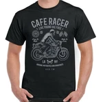 Cafe Racer T-shirt Biker Mens Funny Motorcycle Motorbike Enthusiast Indian. Fixed Price $13.45.