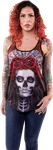 Lethal Threat Women's Dark Widow Razor Back Tank Top Black LA20508XL. Fixed Price $17.70.
