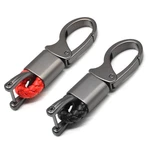 Eyanbis Car Fob Keychains Leather Holder One Size, Black And Red. Fixed Price $13.09.