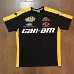 Kappa Riding Gear Can-am Racing Men's T-shirt Size Large Go Fas Black Yellow. Fixed Price $18.03.
