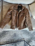 Icon 1000 Women Motorcycle Jacket - Fairlady Brown Xs. Fixed Price $275.00.