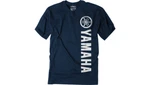 New Factory Effex Yamaha Vertical T-shirt Heather Blue/white Motorcycle/atv. Fixed Price $29.90.