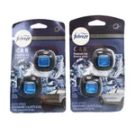 Pack Febreze Car Air Freshener Vent Clip Platinum Ice Scent 2CT. Fixed Price $14.75.