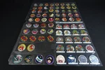 75 Vintage 1990'S Pogs Holographic 8 Ball Poison Skulls Gt 1995 Milk Caps. Fixed Price $39.95.