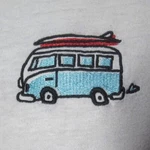 Vw Bus Juniors Xs Sexy Tee Volkswagen Embroidery German Auto Shirt Portland. Fixed Price $11.00.