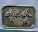 Snap-on Solid Brass Belt Buckle Bts SPP-513 Western Americana Made In Usa. Fixed Price $18.00.