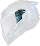 Icon Ultraflite Helmet Side Plates Opal Mandala Blue 01331750. Fixed Price $25.00.