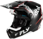 Fly Racing 73-00442X Formula Cp Dbk Helmet Black/white/red Mx & Off-road. Fixed Price $259.95.