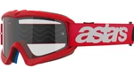 Alpinestars Youth Vision Goggle Blaze Red W/clear Lens 5140325-3067-OS. Fixed Price $29.95.