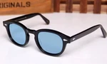 Moscot Lemtosh Sunglasses Oval Frame Blue Lens New. Fixed Price $89.00.