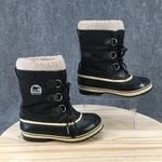 Sorel Boots Youth 6 Yoot Pac Lace Up Winter Snow Duck NY1879-010 Black. Fixed Price $53.99.