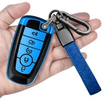 Sindeda Ford Fob Cover With Keychain Soft Full 5 Buttons, Blue. Fixed Price $24.21.