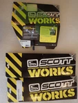 Scott Works 80 Clear Replacement Lens And Tear Offs Open Packs (24 Pieces). Fixed Price $21.95.