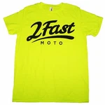 2FM Logo Short Sleeve Unisex Tee Shirt Hi-viz Yellow/black 2XL 2613-252. Fixed Price $18.88.