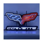 Neonetics 5CRVC6 Corvette Flags Sign With Backing. Fixed Price $482.99.