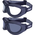 Global Vision Big Ben Goggles 2 Pairs Black Frames 1 Clear Lens Smoke. Fixed Price $35.99.