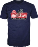 Lethal Threat Down-n-out Big Bore Navy T-shirt DT10048XXXL 3XL. Fixed Price $24.89.