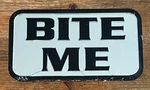 Bite Me Tow Hitch Cover Funny Trailer Plastic Plug. Fixed Price $14.99.