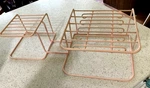 Vintage Mcm Pink Rubbermaid Coated Wire Dish Rack Organizer Cup/mug Holder. Fixed Price $60.00.