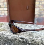 Vintage Oakley Minute Sunglasses Brown Frame Lenses Y2K Gorpcore. Fixed Price $89.00.