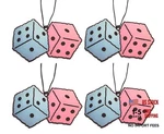 Cute Funny Car Air Fresheners 4 Pack Scented With Premium Oil () Fuzzy Dice. Fixed Price $20.03.