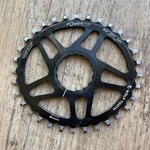 Wolf Tooth Elliptical Direct Mount Chainring 32T Black OVAL-RFC32-BST-SH12. Fixed Price $55.00.