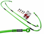 Kawasaki Brake Lines 1999-2002 Front Rear Green Stainless Steel Kit. Fixed Price $159.00.