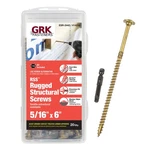 Grk 14235 5/16" X Rss Rugged Structural Screws 20 Count Inches, Gold. Fixed Price $55.99.