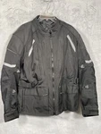 Tourmaster Sonora Air 2.0 Black Mesh Armored Motorcycle Jacket Size Large. Fixed Price $115.00.