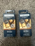 2 Yankee Candle Leather Sidekick Refill Car Fragrance Vent Visor Clip Pendant. Fixed Price $10.99.