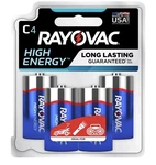 Brand New (4-PACK) Rayovac 1.5V C4 Alkaline Batteries 2030 M23B 813-4J. Fixed Price $11.99.