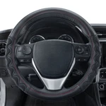 Carbon Fiber Sports Grip Leather Steering Wheel Cover By Motor Trend Black. Fixed Price $20.90.