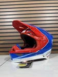 Alpinestars Supertech Helmet Aeon - Gloss Red/white/blue Medium SM10. Fixed Price $650.00.