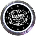 Ford Motor Company 1903 Heritage Round Neon Wall Clock - 15". Fixed Price $84.99.