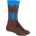 Sockguy Wool Socks - 6 Inch, Brown/blue, Small/medium Wcrtreeline. Fixed Price $28.23.