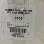 West Chester 3606/2XL Posi Wear Coveralls Xl, White (CASE/25). Fixed Price $139.50.