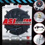 Pro Row Aluminum Radiator+shroud Fan For 1992 2000 1999 Honda Civic Ek Eg B16. Fixed Price $95.99.